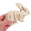 3St Beige 3D Dierpuzzel Konijn DIY Knutselmodel Voor Thuis 4