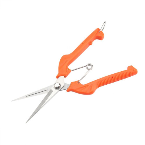 Orangefarbene, robuste Obstbaumschere, 21,5 cm Gartenschere 2