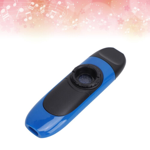 Professional Blue Kazoo Flute with 5 Diaphragms ABS Plastic Build