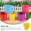 6St Mini Sand Eimer Aus Blech Für Kinder 7