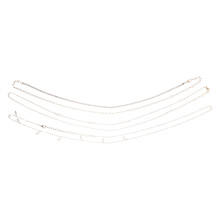 3 Vrouwen Tailleketting Imitatieparel Metaal Bodyketting