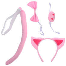 1 Set Schwein Cosplay Zubehör Mit , Nase, Und Fliege
