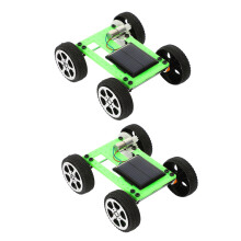 4 Solarauto Bausatz Für Kinder STEM Lernen Grün