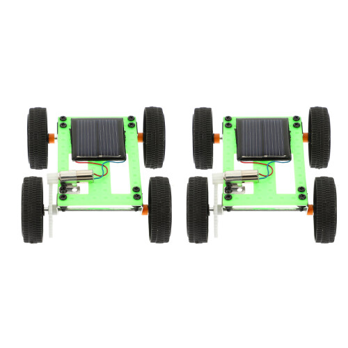 4 Solarauto Bausatz Für Kinder STEM Lernen Grün 2