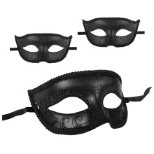 3Teilige Venezianische Halbgesichts Maske Für Mardi Gras Cosplay
