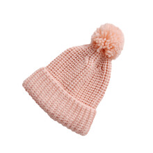 Gestrickte Mütze Für Kleinkinder Neugeborene, Rosa