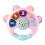 Hochet à clochette rose pour bébé de 0 à 1 an 2