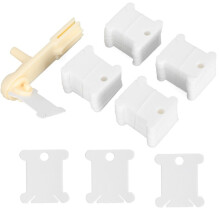 120Pcs Thread Winder Boards for Knitting & Embroidery with Crank
