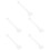 5 Grote Plastic Skeleton Bone Voor Halloween Decoratie 8