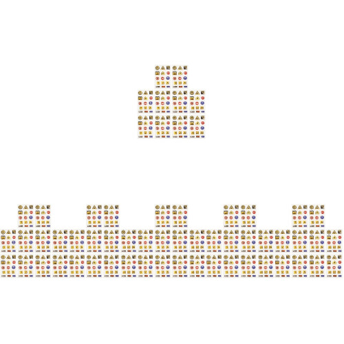 60 Hojas De Pegatinas De De Tráfico Educativo 2