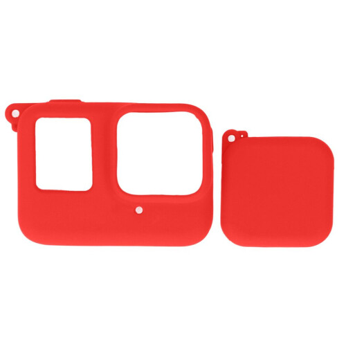 Bouchon d'objectif étanche en silicone rouge pour caméra d'action Insta360 Ace Pro 1