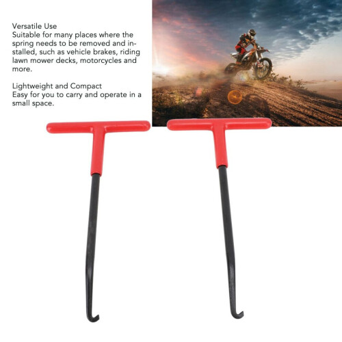 Lightweight Motorcycle Exhaust Spring Puller - T Handle Hook for Easy Removal 2