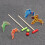 8Teile Mini Spielzeugset Kunststoff Fördert Grifffähigkeit 10