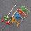 8Teile Mini Spielzeugset Kunststoff Fördert Grifffähigkeit 4