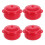 4Pcs Mini Stock Pot Set 1/12 Scale Plastic Cookware For Dollhouse 8