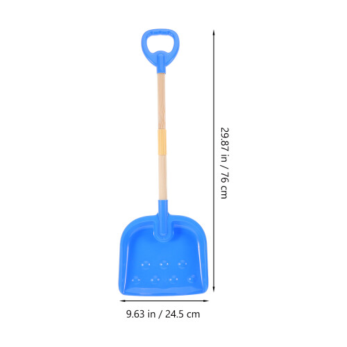 Heavy Duty Kinder Sand Schnee Kunststoff Mit Holzgriff 1