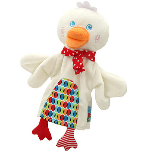 Cartoon Duck Hand Puppet Kids Interactive Toy Funny Play Tool