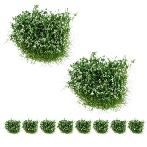 50 Pcs Artificial Grass Clusters For Model Train Diorama Landscaping 1