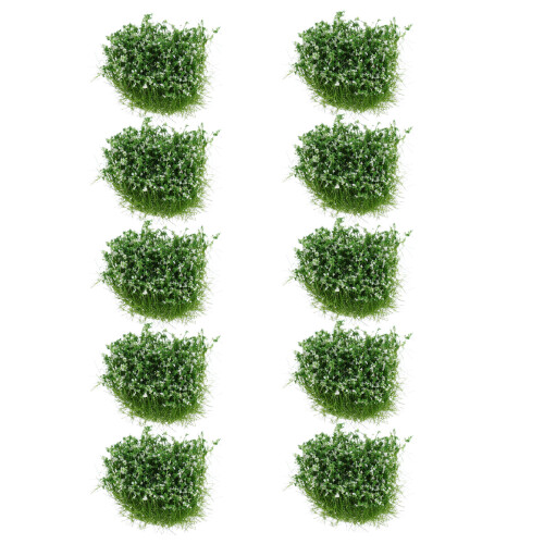 50 Pcs Artificial Grass Clusters For Model Train Diorama Landscaping 2