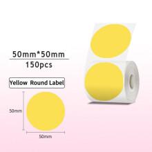 Reißfeste 50-mm-Thermoetiketten, kompatibel mit der M-Serie 150-Rolle