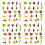 100 Unidades De Verduras Dibujos Mini 4