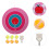 1 Set Cartoon Throwing Darts Board With Balls Interactive Toy 7