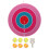 1 Set Cartoon Throwing Darts Board With Balls Interactive Toy 6