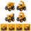 Set Da Costruzione Simulati (Arancione) 7