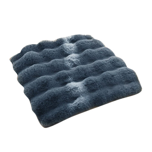 Square Plushes Rabbit Seats Pad with NonSlip-Space gray 45cm