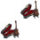 2 Set Decorazione Mini Chitarra In Legno Chitarra 4