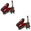 2 Set Decorazione Mini Chitarra In Legno Chitarra 7