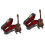 2 Set Decorazione Mini Chitarra In Legno Chitarra 5