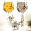 Thickened Eggshell Shape Swing Chair Cushion-Yellow 65X70X50cm 6