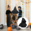 3Pcs Halloween Medieval Hat For Witch Cosplay Decor 11