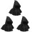 3Pcs Halloween Medieval Hat For Witch Cosplay Decor 2