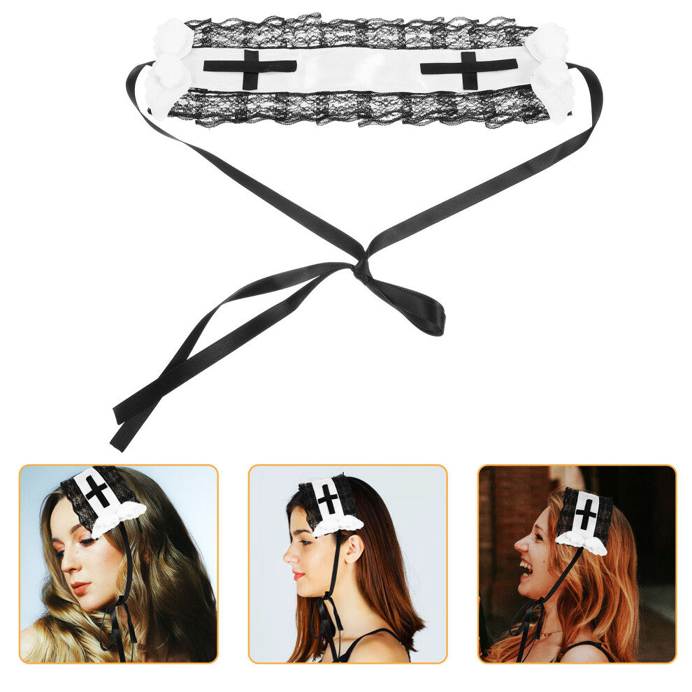 Solustre Unisex 5Pcs Halloween Fabric Headbands Cosplay Party Hair Accessory