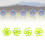 Durable Rubber Bowstring Stabilizers Green - Reduce Noise 4-Pack 1