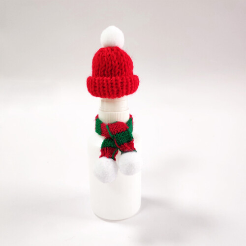 5 Pièces 1X23 Cm Mini Écharpe Tricotée Pour Nœud 1