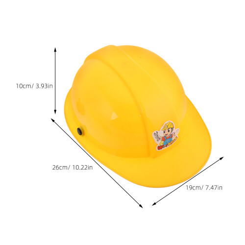 1 Set Kids Plastic Engineer Tools With Hard Hat 1