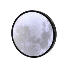 Led Moon Mirror Light For Bathroom Vanity Round EnergySaving LED Moon Shape Makeup Mirror Lighting White Finish