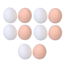30 Pcs Artificial Eggs Fake Chicken Eggs For Kids Diy Painting
