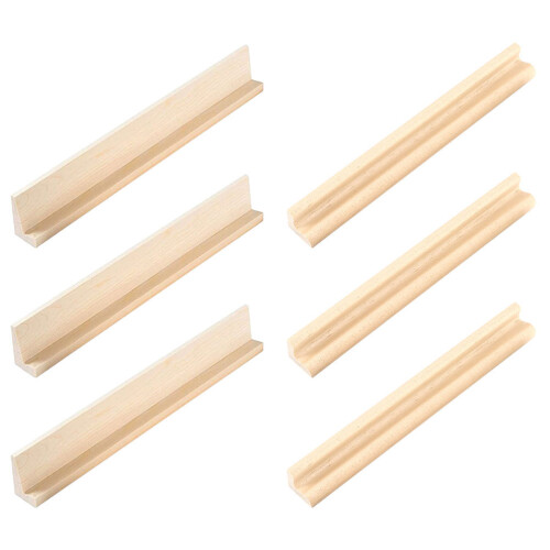 18 Pcs Wood Domino Rack Holders Organizer Support 1