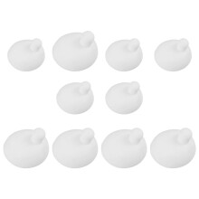 10 Unidades De Para Apretar Silicona