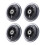 4 uds. 100 mm resistente desgaste para patinete con 1