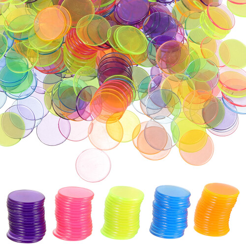 300 Pièces Jetons De Et Disques De Jeu Pour Comptage Fête 1