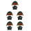 5 Set Cappotto : Verde Con Cappello 6