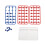 1Jgo De Bolas Numeradas Multicolor De Plástico Para 4