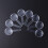 10Pcs 5X Plastic Handheld Mini Magnifying Glass For Kids 7