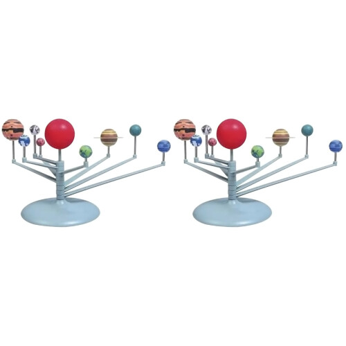 2Pcs Kids Science DIY Solar System Model Kit For Children Gift 1