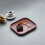 3Pcs Mini Wooden Tea Plates Japanese Simulation Tray Model 10